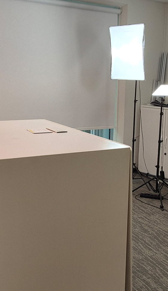 Online kennissessie LDA Marieke achter de presentatiebalie