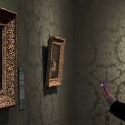 Foto van schilderij meisje met de parel