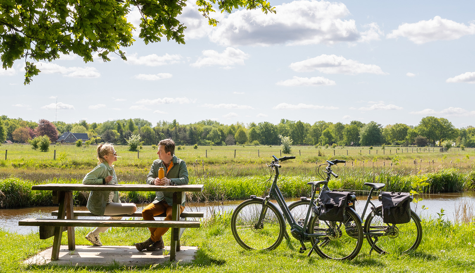 Fietsen in Westerwolde Groningen