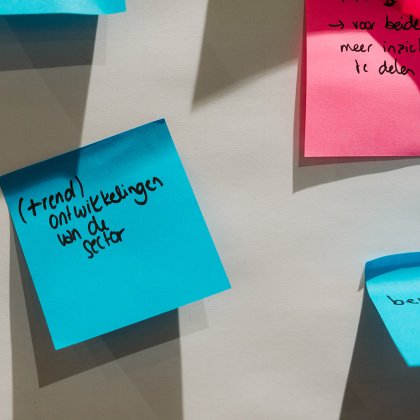 LDA kennisdag post-its