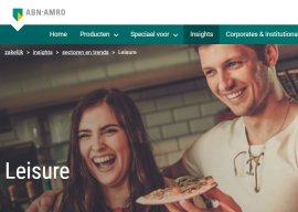 Screenshot ABN AMRO site